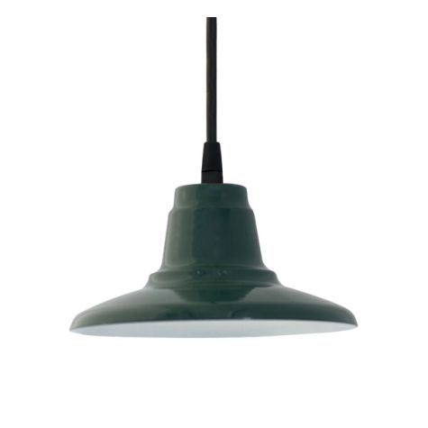 Mini Eclipse Pendant, 300-Dark Green, SBK-Standard Black Cord