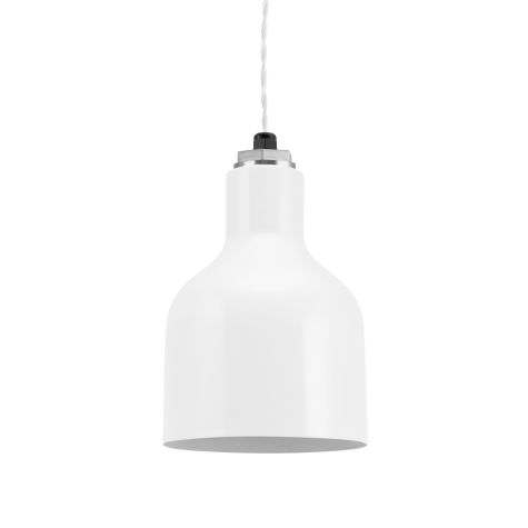 Tuscany Pendant Light, 200-White, TWH-White Cotton Twist Cord