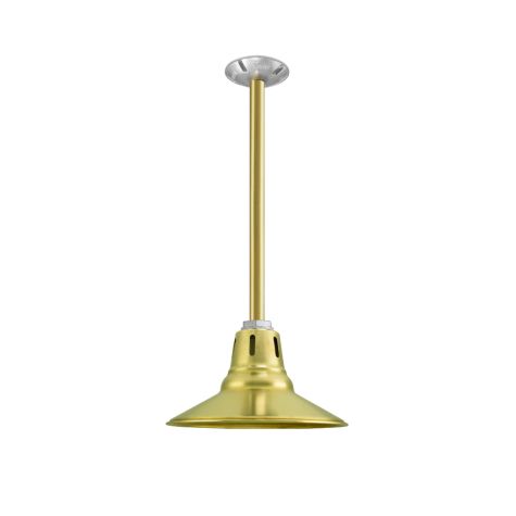 12" Aero Vented, 997-Natural Raw Brass, Narrow Slot Vents