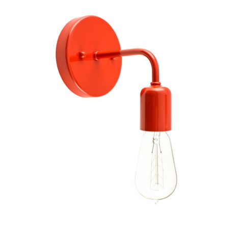 Downtown Minimalist Sconce, 420-Orange, 1890 Era 40w Edison-Style Bulb