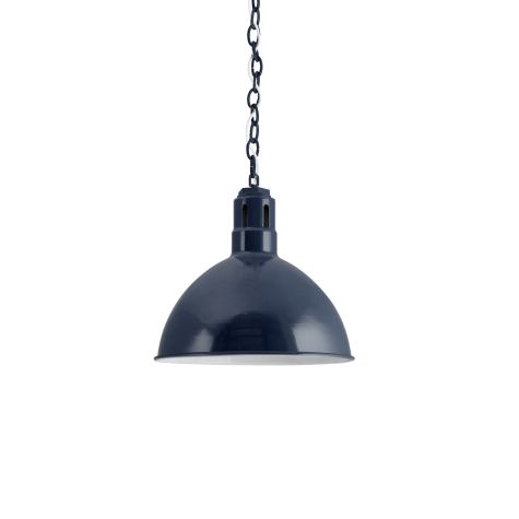 12" Wilcox Vented, 705-Navy, Narrow Slot Vents, SWH-Standard White Cord