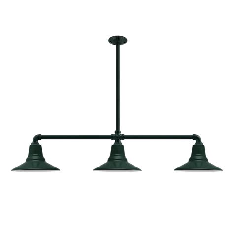 Aero 3-Light, 300-Dark Green, 18" Arms, Standard Canopy