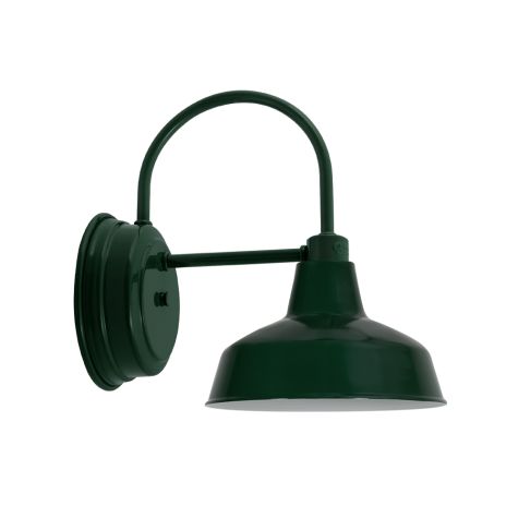 10" Austin LED Sconce, 300-Dark Green