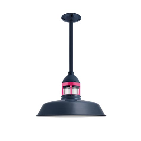 14" Sydney LED, 705-Navy, Guard in 490-Magenta, CLR-Clear Glass