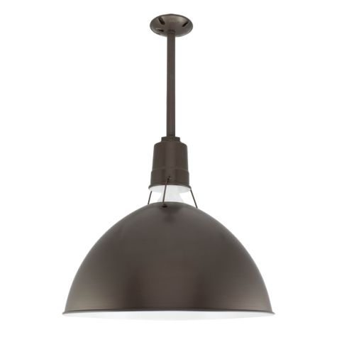 18" Wilcox Uplight, 600-Bronze, 12" Stem