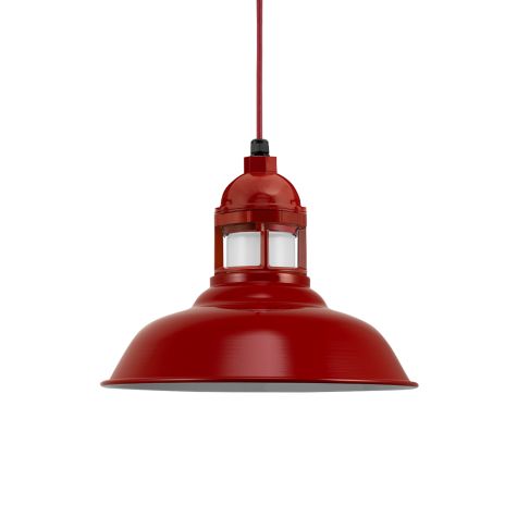 16" Outback, 400-Barn Red, No Cap, FST-Frosted Glass, CSR-Red Cloth Cord