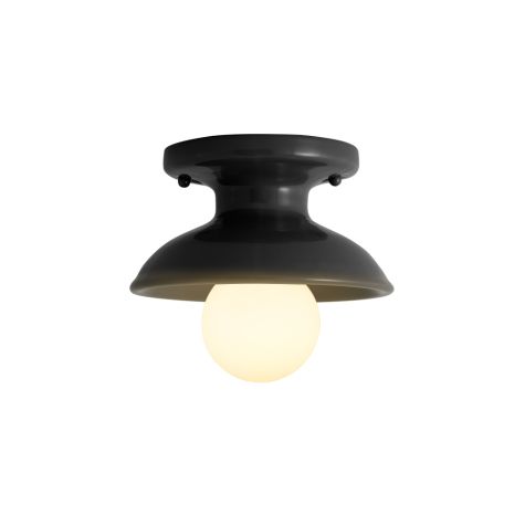 Kao Flush Mount, 100-Black