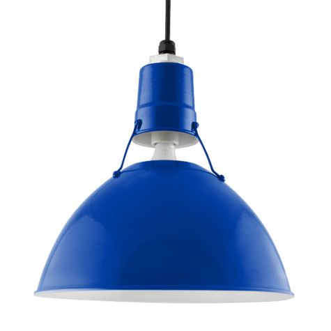 14" Wilcox Uplight, 700-Royal Blue, SBK-Standard Black Cord