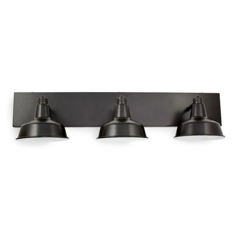 Austin Triple Straight Arm Vanity, 100-Black