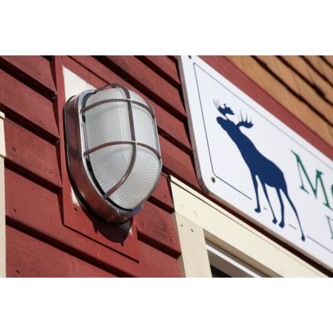 Amidships Bulkhead Wall Mount Light Fixture | Large, 975-Galvanized (Photo Courtesy of Customer)