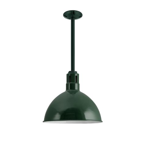 12" Wilcox Vented, 300-Dark Green, Narrow Slot Vents