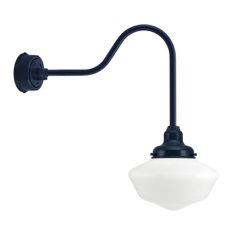 Primary LED Schoolhouse Gooseneck, 705-Navy, G24 Gooseneck Arm
