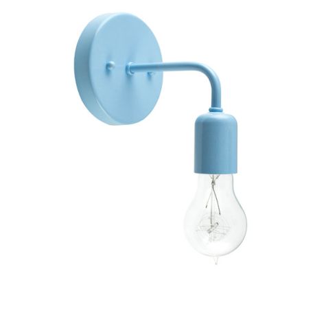 Downtown Minimalist Sconce, 715-Delphite PTMP, Victorian 25w Edison-Style Bulb