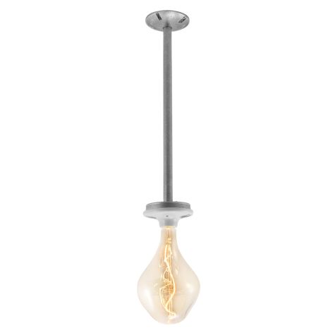 Retro Renovation Porcelain & Galvanized Pendant | Shown with Voronoi II Tala Lamp