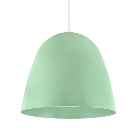 20" Egg LED Pendant, 311-Jadite PTMP, CSW-White Cloth Cord