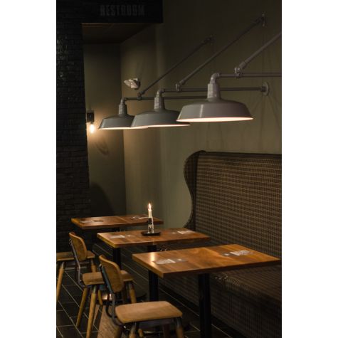 20" The Original™, 800-Industrial Grey, G36 Gooseneck Arm | Customer Submission, Kelp Sushi Joint, Tampa, FL