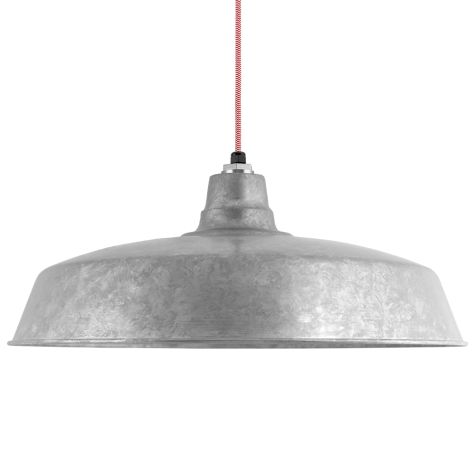 28” The Original™, 975-Galvanized, CRZ-Red & White Chevron Cord