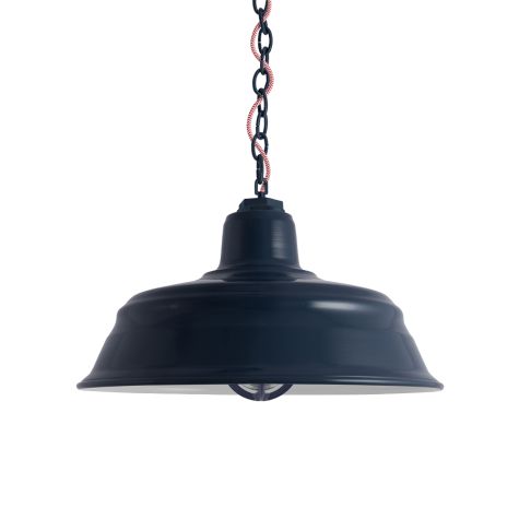 15" Bomber, 705-Navy, TGG-Heavy Duty Cast Guard, CRZ-Red Chevron Cord