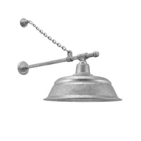 17" Bomber, 975-Galvanized, G65 Gooseneck Arm