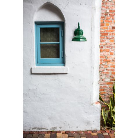 11" Bomber Wall Sconce, 350-Vintage Green | Casa Feliz Historic Home Museum, Winter Park, FL