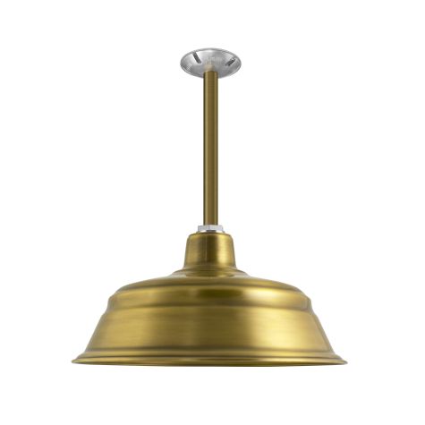 17" Bomber, 998-Natural Weathered Brass
