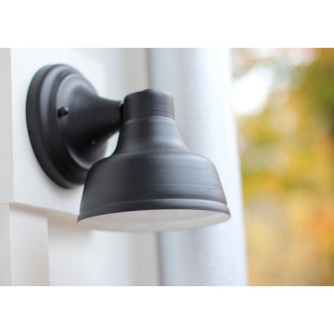 8" Bowie Wall Sconce, 100-Black
