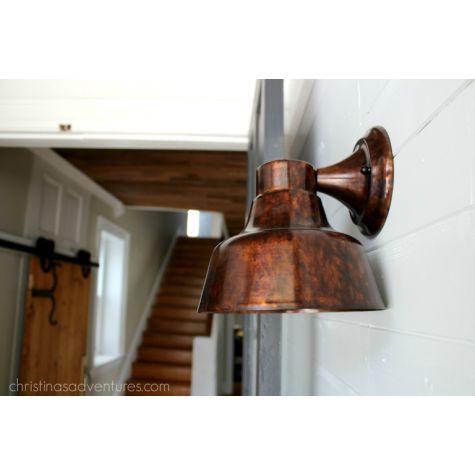 8" Bowie Wall Sconce, 999-Natural Oil-Rubbed Copper