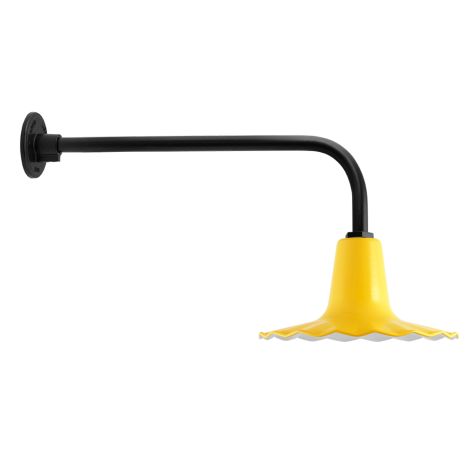 12" Seaside, 500-Buttery Yellow, G8 Gooseneck Arm, 100-Black