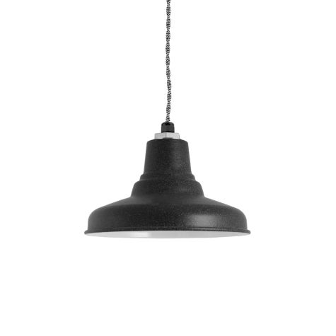 12" Union, 805-Charcoal Granite, TBW-Black & White Cotton Twist Cord