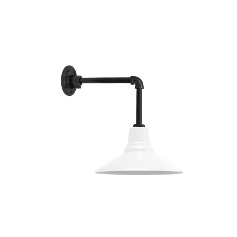 14" Aero, 200-White, G35 Gooseneck Arm, 100-Black