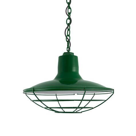 14" Dominion, 307-Emerald Green, Wire Cage, SBK-Standard Black Cord