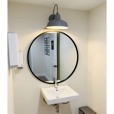 14" Avalon Wall Sconce, 800-Industrial Grey | Photo Courtesy of RE/MAX Eastern Realty, Inc