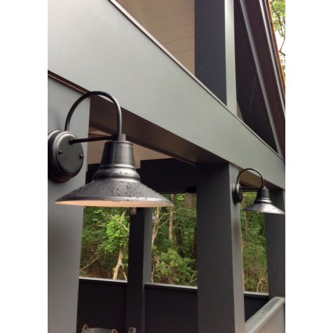 12" Aero Wall Sconces, 600-Bronze | Photo Courtesy of Customer
