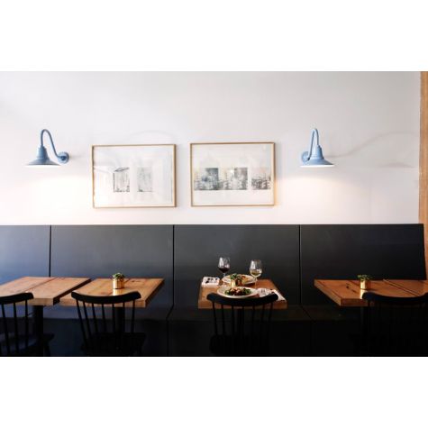 12" Aero, 715-Delphite, G11 Gooseneck Arms | Featured on Coco + Kelley blog, photo courtesy of Belathée
