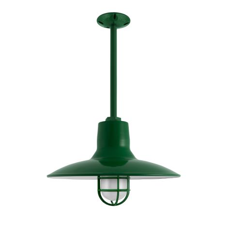 16" Dominion, 307-Emerald Green, CGG-Standard Cast Guard, FST-Frosted Glass