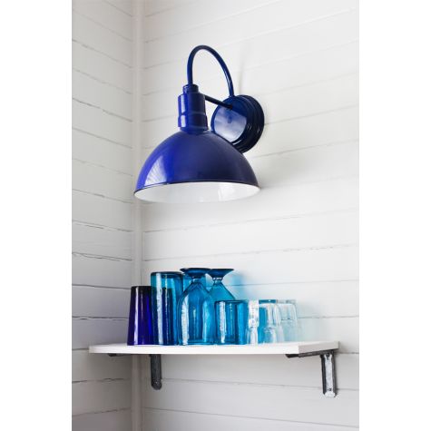 14" Wilcox Wall Sconce, 710-Cobalt Blue