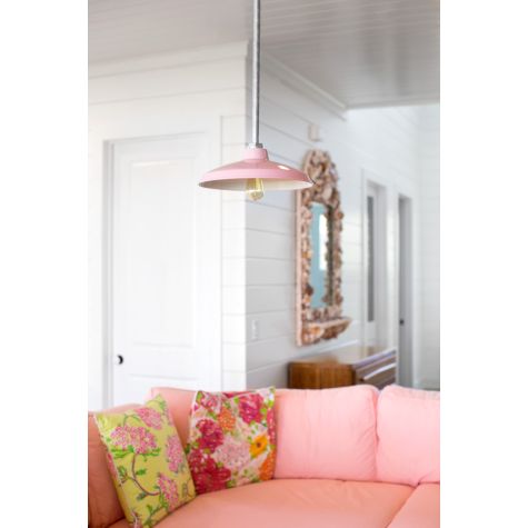 14" Marathon, 480-Blush Pink, 24" Stem, 975-Galvanized