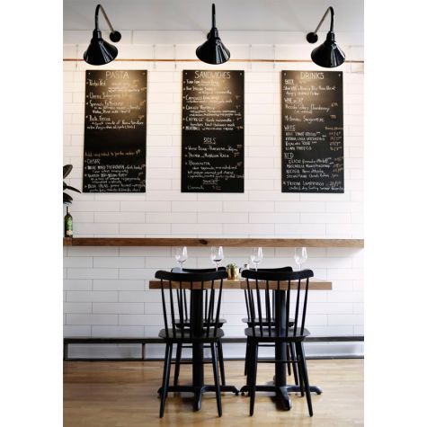 12" Fire Chief, 100-Black, G7 Gooseneck Arm | Featured on Coco + Kelley blog, photo courtesy of Belathée