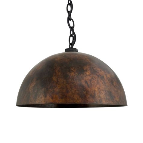 16" Loma, 999-Natural Oil-Rubbed Copper, Chain in 100-Black with SBK-Standard Black Cord