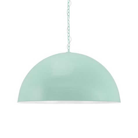 28" Loma, Exterior in 370-Mint, Interior in 200-White, Mounting in 370-Mint, SWH-Standard White Cord