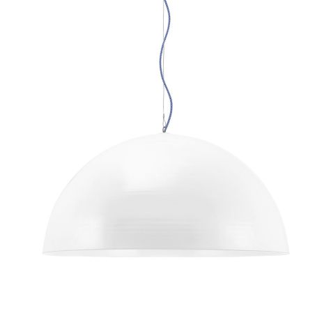 28" Loma, 200-White, CSUW-Blue & White Cloth Cord