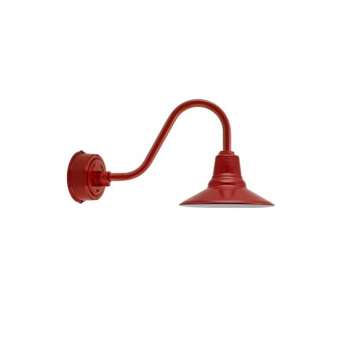 12" Aero LED, 400-Barn Red, G15 Gooseneck Arm