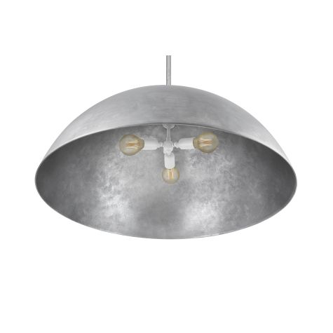 36" Loma, 975-Galvanized, Shown with Triple Socket
