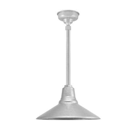 16" Aero LED, 975-Galvanized, Hang Straight Canopy