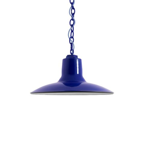 12" Dominion LED, 710-Cobalt Blue, CSUW-Blue & White Cloth Cord