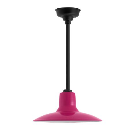 14" Dominion LED, 490-Magenta, Mounting in 100-Black