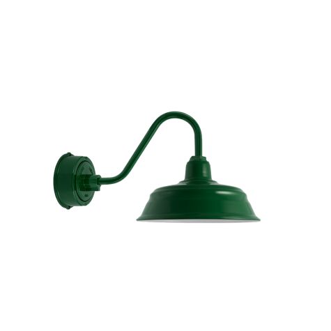 15" Bomber LED, 307-Emerald Green, G25 Gooseneck Arm