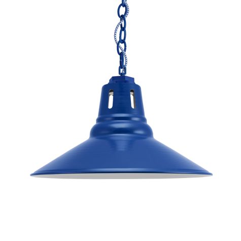 14" Aero Vented, 700-Royal Blue, Narrow Slot Vents, CSUW-Blue & White Cloth Cord