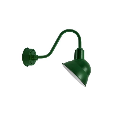 10" Emblem LED, 307-Emerald Green, G15 Gooseneck Arm