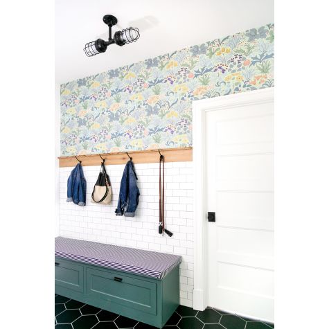 Industrial Loft Double Pendant, 100-Black, WGG-Wire Guard, Cast Guard Finish Same as Fixture | Photo Courtesy of Erica (@newhomeoldsoul)